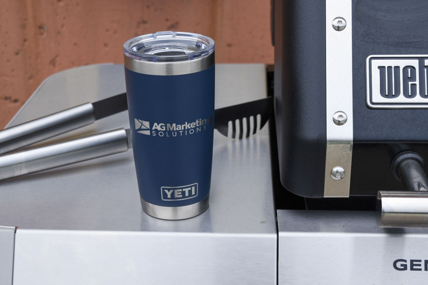 Yeti Rambler grilling